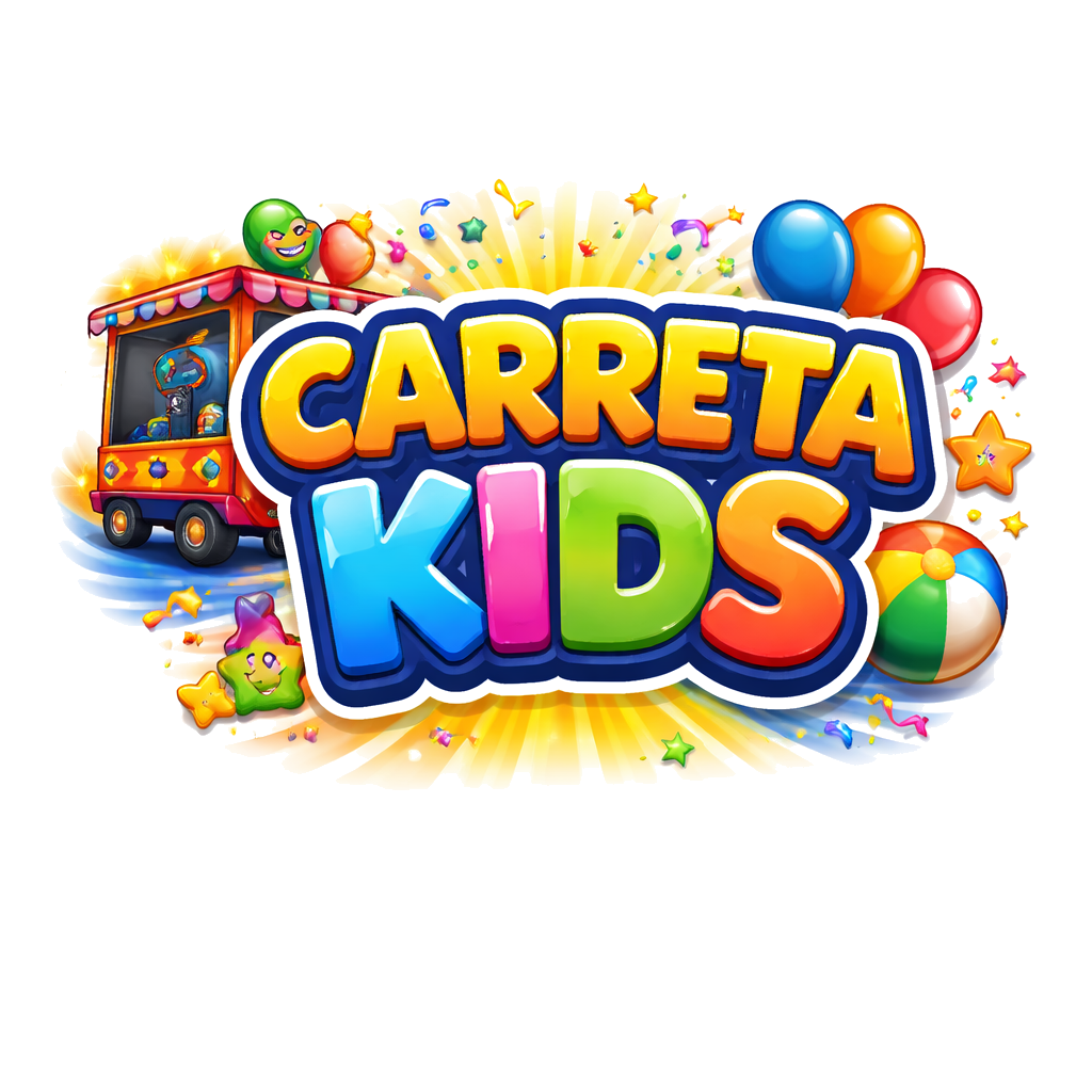 Carreta Kid Play montada para eventos infantis